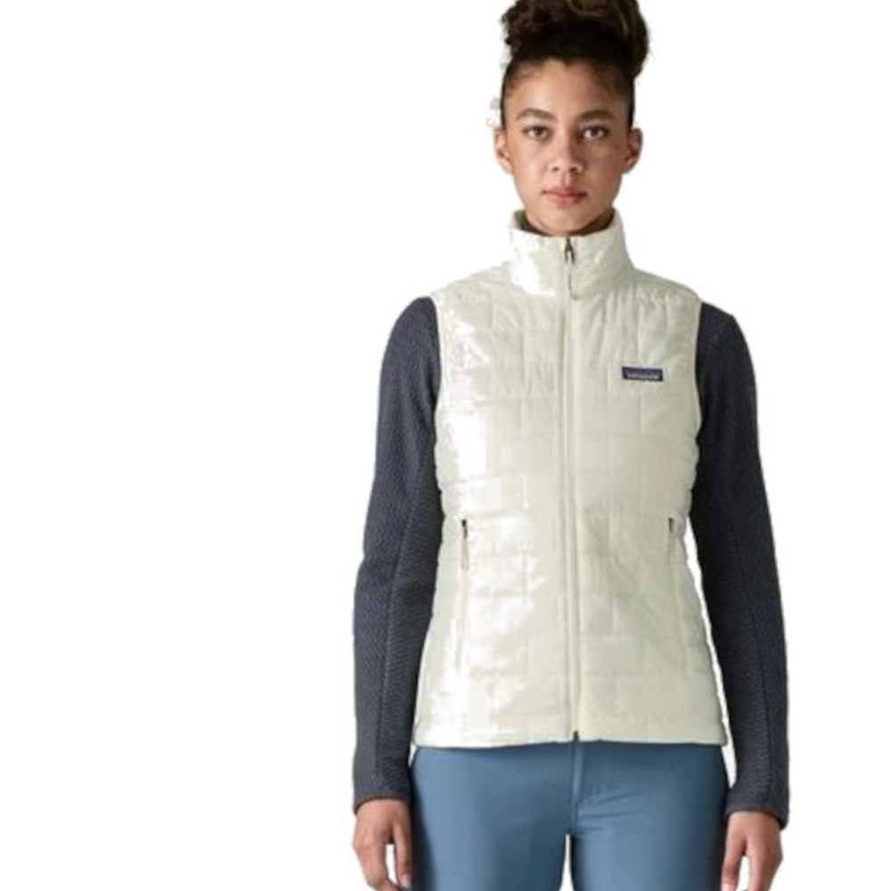 Patagonia Women's Cream Quilted Vest